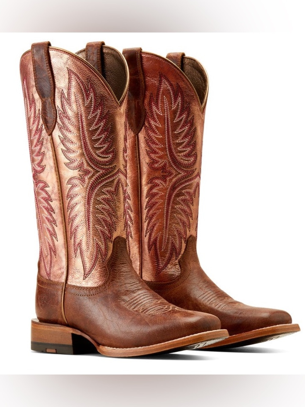 ARIAT Women’s Frontier Calamity Jane Bit the Dust Brown Boots 9.5
